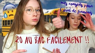 AVOIR 20 A LORAL DE FRANCAIS  CONSEILS ET TEMOIGNAGE [upl. by Atinniuq]