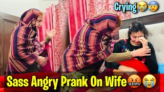 Sass Angry Prank On Wife🥵😰 GONE CRYING • Bawan Preet Vlogs [upl. by Aarika]