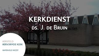 HHG WapenveldWezep  Zondag 11 juni 1430  ds J de Bruin [upl. by Enelrad]