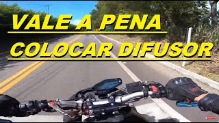 DIFUSOR DE MOTO DA MAIS POTENCIA PRA MOTO MT09 VALE A PENA [upl. by Terris]