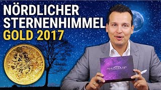 Nördlicher Sternenhimmel ⭐ PP Goldmünze 2017 ⭐ 1 Unze Gold 750er Auflage [upl. by Odrarej]