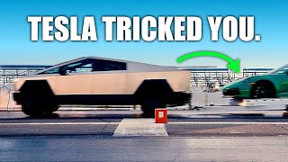 No Tesla Cybertruck Is Not Faster Than Porsche While Towing [upl. by Wade]