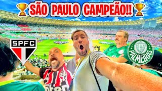 O MAIOR DUELO DE TORCIDAS QUE EU JÁ VI  SUPERCOPA 2024 Palmeiras x São Paulo [upl. by Eniahpets]