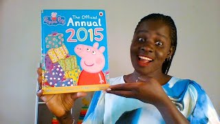 Sun sea and snow  peppa pig story  Official annual 2015 [upl. by Bazluke226]