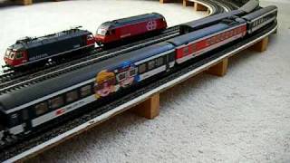 SBBCFFFFS model trains view 3 [upl. by Colinson]