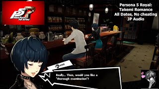 Persona 5 Royal The Takemi Romance Story  Optional Dates  JP Audio ENG sub  No cheating [upl. by Mears]