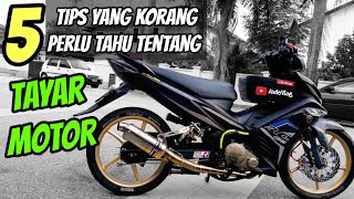 5 Tips Tentang Tayar motor 🔥 [upl. by Aihsyn]