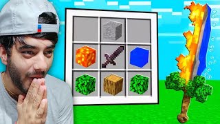 MINECRAFT BUT I CAN CREATE ELEMENTAL SWORD [upl. by Nadeen913]