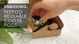 Unboxing Refillable Coffee Capsules  FeePod Aldi KFee Expressi amp Caffitaly Compatible Pods [upl. by Garneau]