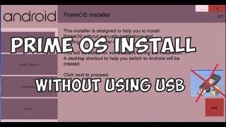 PrimeOS install without USB [upl. by Irac]