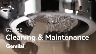 G3005E Espresso Machine｜Cleaning amp Maintenance｜Gemilai [upl. by Erotavlas100]