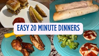 EASY WEEKNIGHT DINNERS  20 MINUTE DINNER IDEAS  WHATS FOR DINNER [upl. by Ynna]