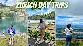 Switzerland vlog Rhine falls Mt Rigi amp Oeschinen Lake  Zurich Day Trips [upl. by Pierro648]