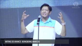 Bongbong Marcos Why are they so afraid of me [upl. by Eanert]