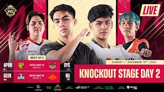 LIVE  DAY 2  M5 World Championship Knockout Stage  ENG [upl. by Aninaig]