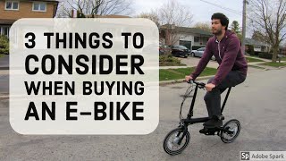 My First Electric Bike  3 Things to Consider Before Buying a Folding EBike  Xiaomi Qicycle review [upl. by Nilecoj522]