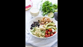 Cilantro Lime Quinoa Bowls [upl. by Yolane]