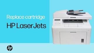 Replacing the Toner Cartridge  HP LaserJet Printers  HP Support [upl. by Kadner]