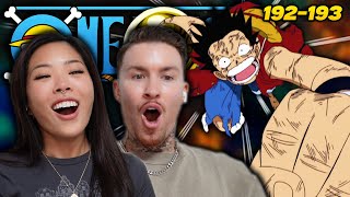 LUFFY VS ENERU FINALE  First Time Watching One Piece Episode 192193 Reaction [upl. by Acus]