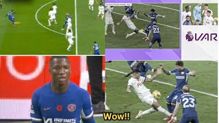 Moises Caicedo Goal vs Tottenham Romero Red Card vs Chelsea  Tottenham vs Chelsea [upl. by Asus]