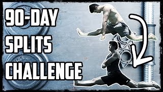 I trained the Splits for 90 Days Here are my results  90Day Splits Challenge [upl. by Brita]