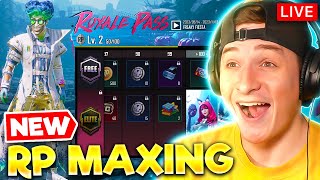 MAXING NEW A3 ROYALE PASS PUBG MOBILE LIVE [upl. by Eissed341]