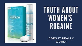 Truth about Womens Rogaine  Does it really work [upl. by Zima]