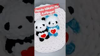 Panda häkeln🐼 schnellampeinfach🌸 für Anfänger tutorial häkeln [upl. by Elsey368]