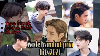 Model Rambut Cowok 20212022  TWO BLOK  MULLET  COMMA HAIR [upl. by Ettezel167]