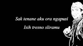 Didi kempot Sewu Kuto Lyric [upl. by Franckot]