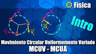 Movimiento Circular Uniformemente Variado MCUV  Ejercicios  Intro [upl. by Ecinue]