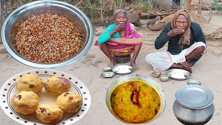 ARHAR KOLAI recipe with Aloo Bhortaorganic and fresh Daal cooking by Grandmotherrural life India [upl. by Dawn]