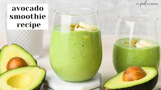 Healthy Avocado Smoothie [upl. by Sanoj]