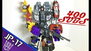 ESPECIAL 400 SUBS Menasor Custom  Transformers Combiner Wars  REVIEW ESPAÑOL [upl. by Ynamrej]