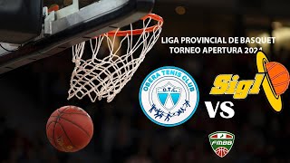 LIGA PROVINCIAL DE BASQUET TORNEO PRE FEDERAL 2024  OTC Vs SIGLO XXI [upl. by Rehpotsirhk]