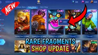 NEW RARE FRAGMENTS amp HERO FRAGMENTS SHOP UPDATE  UPCOMING SKINS AT RARE FRAGMENTS SHOP 2024 [upl. by Awahsoj]