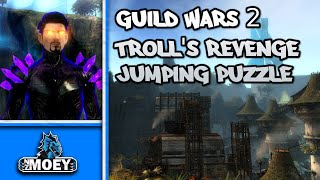 Guild Wars 2 Trolls Revenge Skyscale Shortcut Lions Arch Jumping Puzzle [upl. by Anaher701]