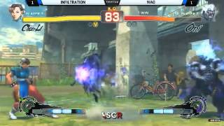 SCR 2014  Infiltration ChunLi vs Wao Oni  AE Losers Final [upl. by Harutek]