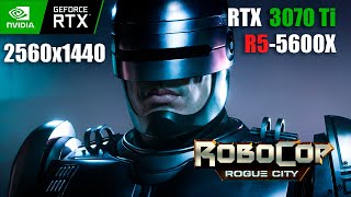 RoboCop Rogue City  Ryzen 5 5600X  RTX 3070 Ti  1440p benchmarks [upl. by Drolet]