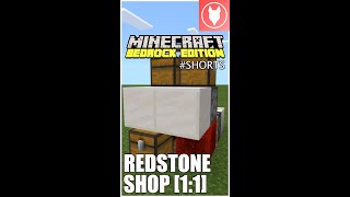 HOW TO MAKE A 11 REDSTONE SHOP  Minecraft Tutorial shorts [upl. by Bonacci493]