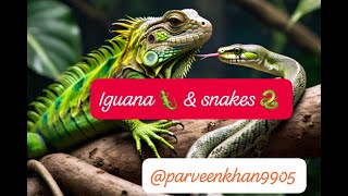 Iguana and 🐍 snakesIguana  comodor dragon amp uromastyx [upl. by Aeirdna]