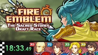 Fire Emblem 8 Hard Mode Draft Race w Donlot PH777 amp FireEmbros [upl. by Nobe467]