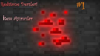 İtem Ayırıcılı Mob farmı Nasıl Yapılır  Minecraft redstone dersleri [upl. by Uokes946]