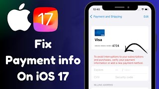 To avoid interruptions to your subscriptions and purchases verify your payment information iOS 17 [upl. by Irma]