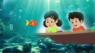 Machli Jal Ki Rani Hai  मछली जल की रानी है  Kids Nursery Poems  Best Kids Rhymes [upl. by Annayrb]