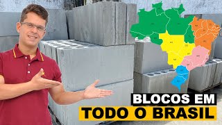 Blocos de concreto celular em todos os estados do Brasil [upl. by Solegnave]