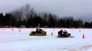 Skidoo Formula Z 670 vs Polaris xc 600 [upl. by Enitsirt]