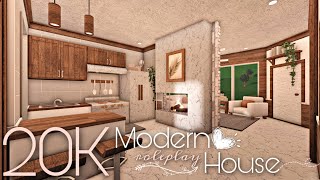 BLOXBURG 20K MODERN ROLEPLAY HOUSE  NOGAMEPASS [upl. by Eiram]