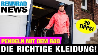 Pendeln mit dem Fahrrad amp Rennrad Kleidungstipps für Kälte Regen und Co [upl. by Ocirrej705]