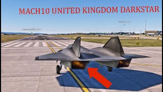 MACH10 Lossiemouth to the south coast of england in 10 minutes in the Darkstar msfs2020 flightsim [upl. by Seften641]